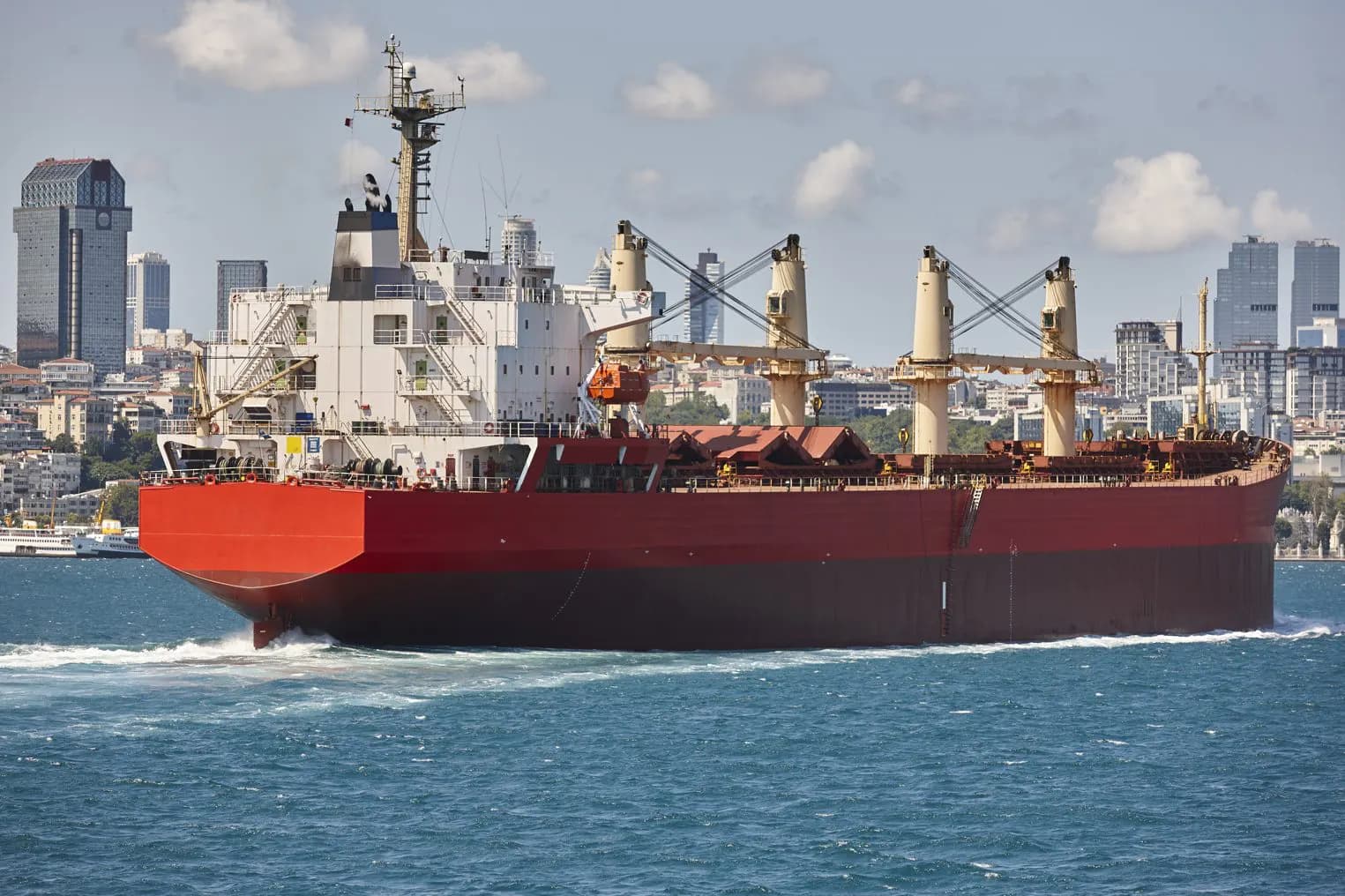 Merchant traffic in the approaches to the Strait of Hormuz