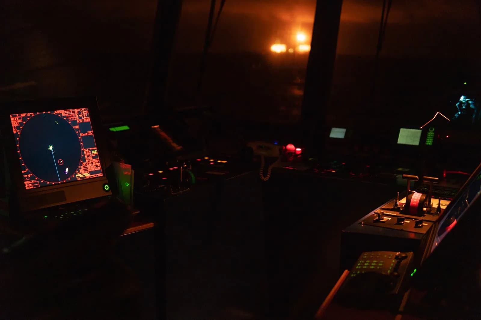 An LNG carrier under way at sea