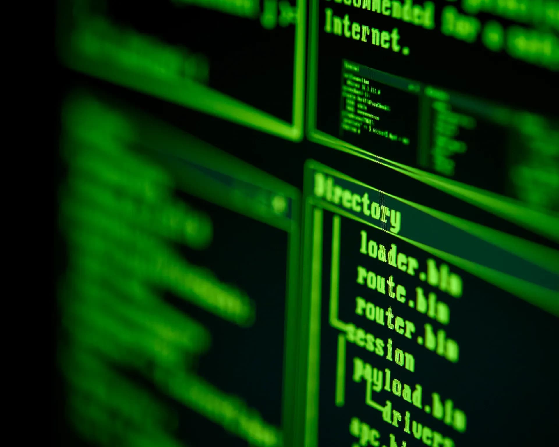 Cryptocurrency market data on a computer screen