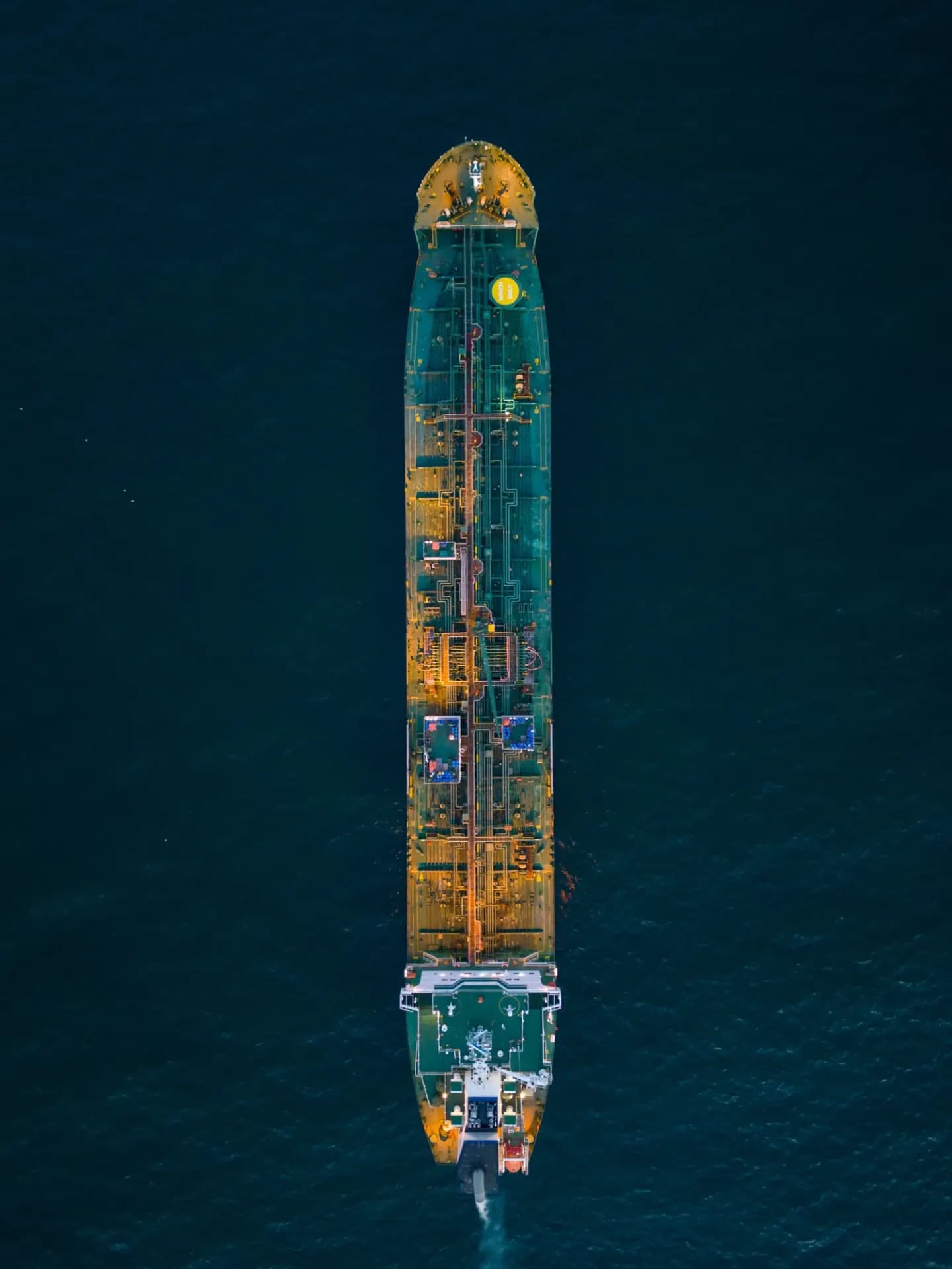 LNG carrier at a terminal, illustrating disrupted liquefied natural gas trade