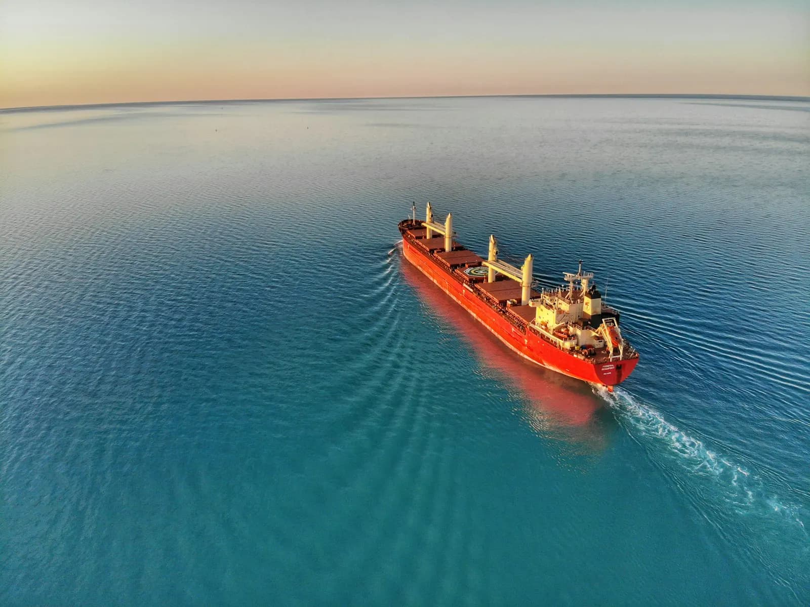 LNG carrier at a loading terminal