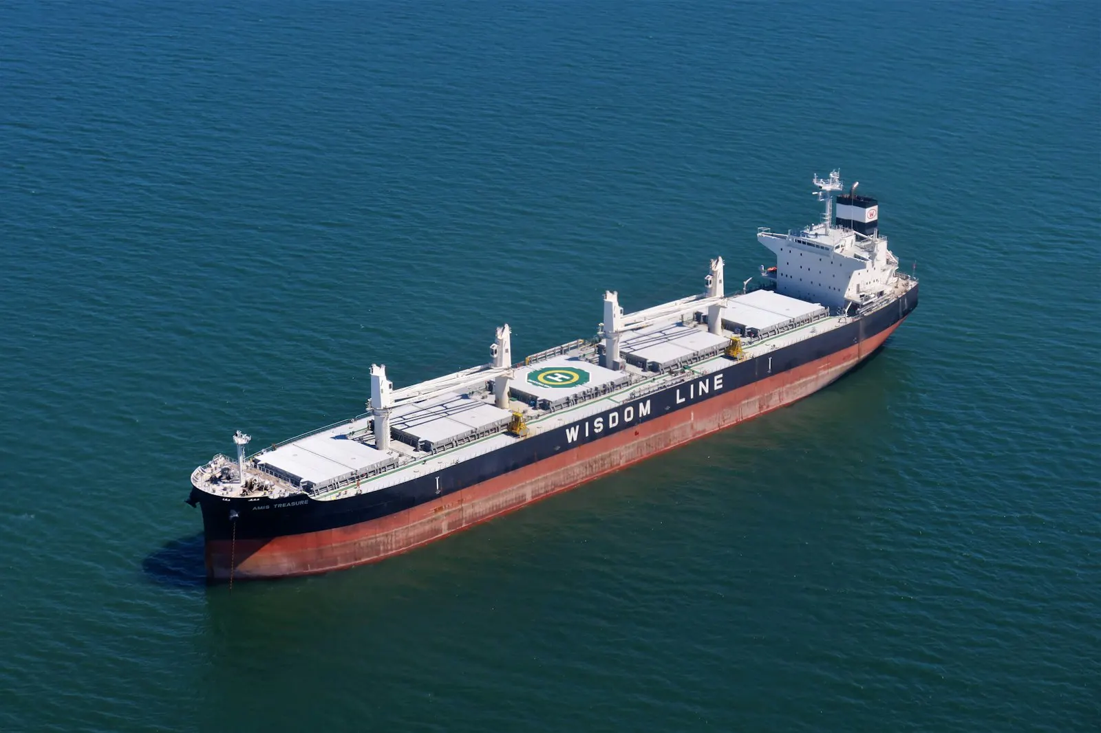 Large bulk carrier at sea
